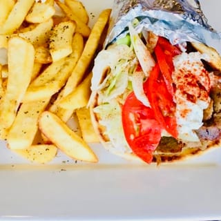 Pork Pita (add $4 for Fries)