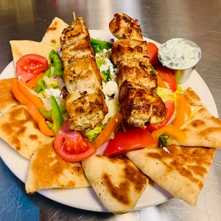 Dinner Chicken Kabob Platter